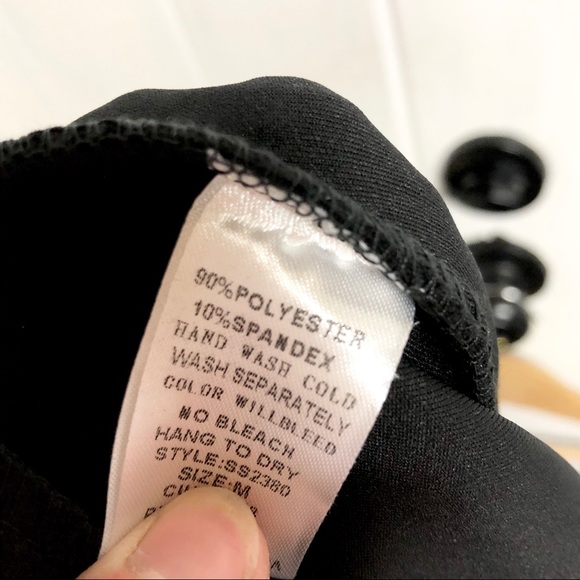 She + Sky Black Lace and Faux Suede Mini Skirt NWT - Picture 5 of 5